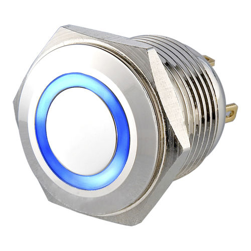 LED照明按钮式开关 - LS16 series - YUEQING DANPU ELECTRIC ( LANGIR ) CO.,LTD. - 防破坏 / 防水 / IK09