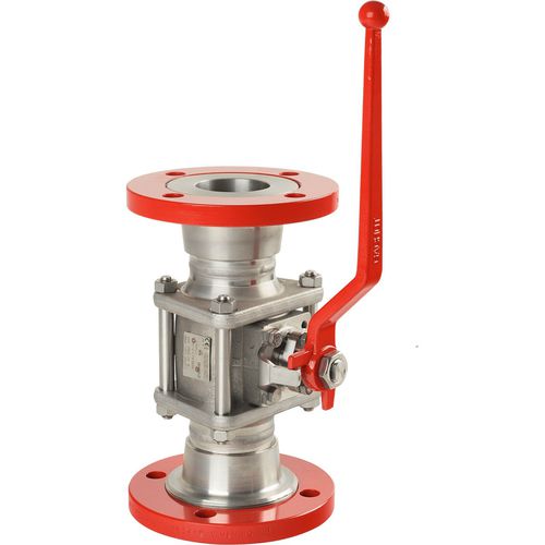 球形阀 - V16 Gachot® - Sapag Valves - 杠杆 / 法兰 / 3片式