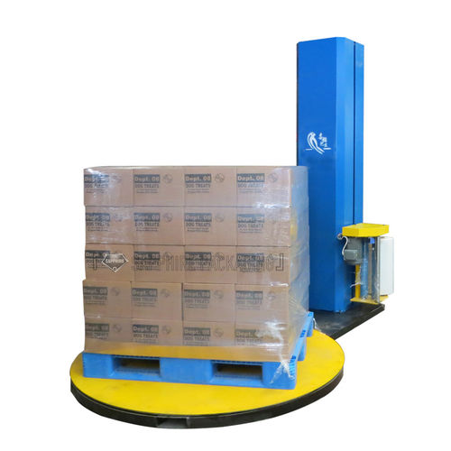 旋转托盘式缠绕打包机 - TP1650F-L - Shandong Sapphire Packaging Machinery - 立式 / 自动 / 用于化学品