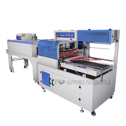 自动收缩包装机 - FQL450 - Shandong Sapphire Packaging Machinery - 带有封口线 / 热收缩通道