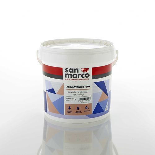 快干型油漆 - Acrylovelour plus - SAN MARCO - 丙烯塑料 / 用于混凝土 / 墙面