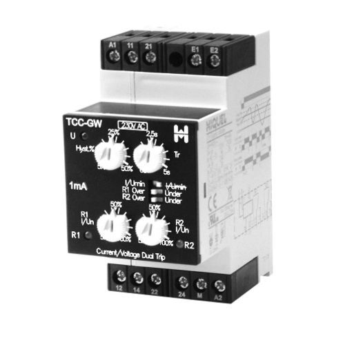 水平控制继电器 - TCC-GW-V2 series  - HIQUEL - 电压 / 电流 / 2NO