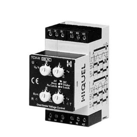 欠压监控继电器 - TCV-H series  - HIQUEL - 过压 / 2NO/NF / AC/DC