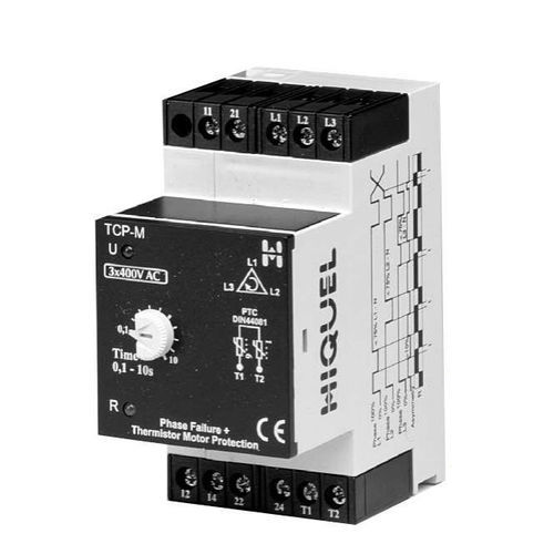 相位顺序监控继电器 - TCPM - HIQUEL - 温度 / 2NO/NF / 三相