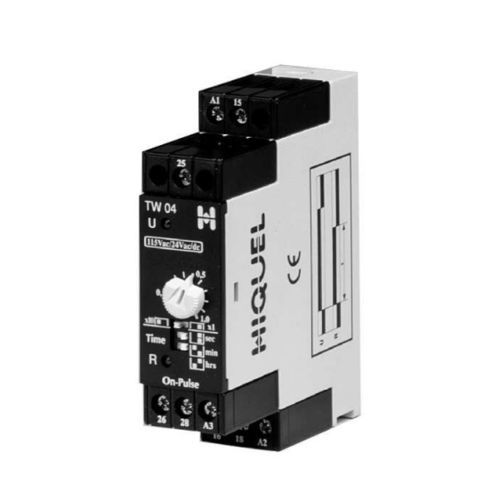 脉冲时间继电器 - TW series  - HIQUEL - 延时 / DIN导轨 / 插入式