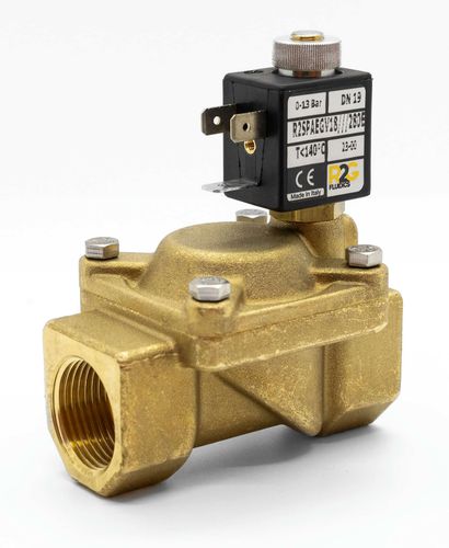 先导式电磁阀 - R2SP-R2SR NA/NO - R2G Fluidics Srl - 双通 / 常开 / 水