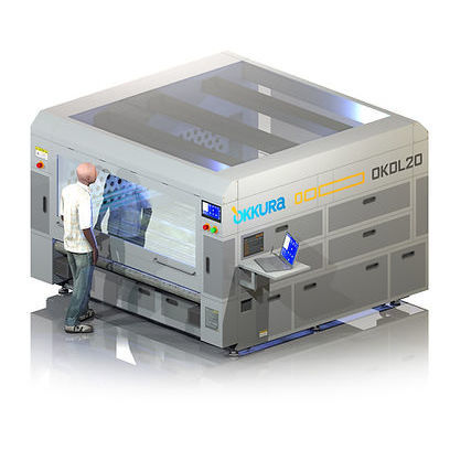 双光束激光切割机 - OKDL20 - Okkura Limited - 工艺织物 / 水冷式 / 完全封闭
