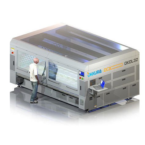 双光束激光切割机 - OKDL32 - Okkura Limited - 工艺织物 / 水冷式 / 完全封闭