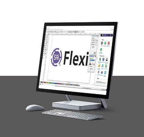 切割机软件 - FLEXI22 - Okkura Limited - 流程示意图绘制 / 数据转化 / Windows