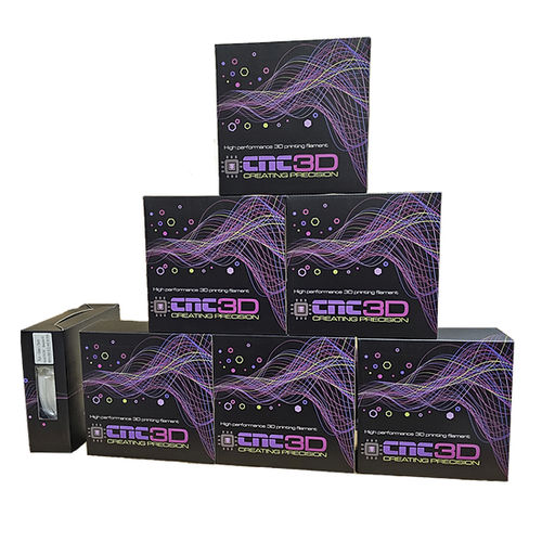 3D打印PET丝 - Cnc3d - 1,75 mm / 黑色 / 白色