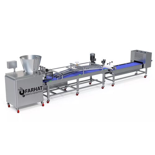 带滑轮面团切块揉圆机 - Farhat Bakery Equipment