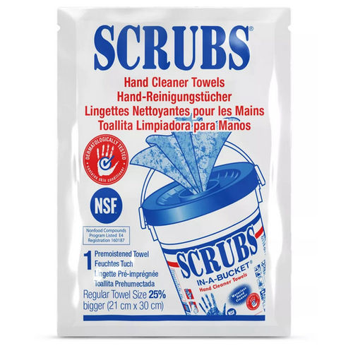 手清洁湿巾 - SCRUBS&reg;  Single 1 - ITW Industrial Solutions - 零件 / 刀具 / 工业用途