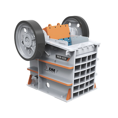 颚式破碎机 - PEW series - Shanghai Dongmeng Road and Bridge Machinery Co., Ltd - 固定式 / 紧凑型 / 细粒