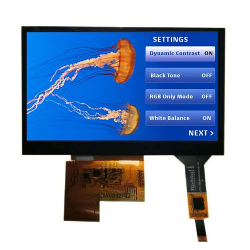 5"显示模块 - HG050WV032T01 - Shenzhen Hongguang Display Co., Ltd - TFT LCD / TN / 电容触摸屏式