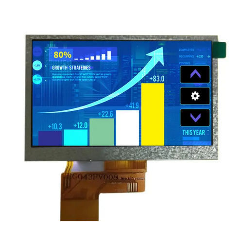 TFT LCD显示模块 - HG043HV008 - Shenzhen Hongguang Display Co., Ltd - IPS / 触摸屏 / 480 x 272