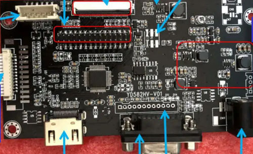 液晶控制卡 - HGYD582HV-V01 - Shenzhen Hongguang Display Co., Ltd - HDMI / VGA / LVDS