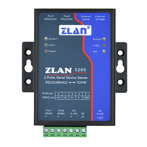 串行设备服务器 - ZLAN5200 - Shanghai ZLAN Information Technology Co.,Ltd - 以太网 / RJ45 / DB9