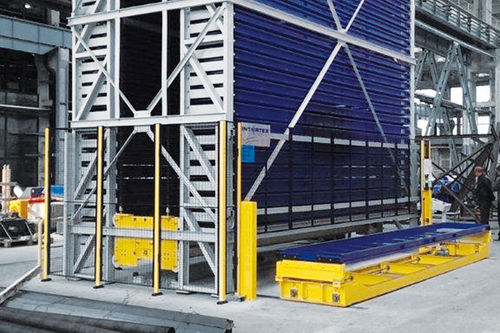 自动塔式存储仓 - TowerMat FE series - Intertex Maschinenbau Ingeborg Deiss GmbH & Co. - 用于钢板 / 长物料