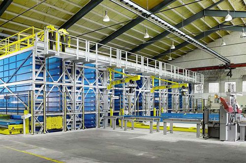 模块化塔式存储仓 - TowerMat UE series - Intertex Maschinenbau Ingeborg Deiss GmbH & Co. - 长物料 / 用于小盒