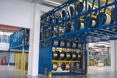 立式旋转储藏架 - InterMat IM-VO2.2 - Intertex Maschinenbau Ingeborg Deiss GmbH & Co. - 用于电缆盘 / 用于线缆绕线机