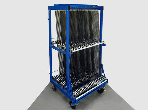 存储推车 - HEGLA Fahrzeugbau GmbH&Co.KG - 2节 / 用于金属板 / 带轮