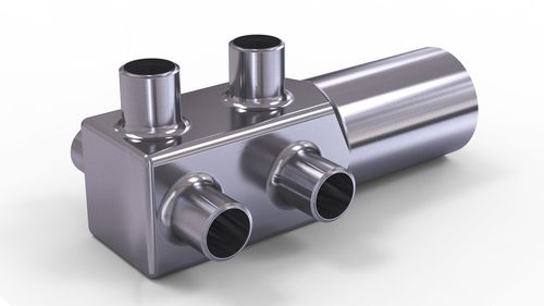 歧管棒料车床加工 - Dainichi Manufacturing Co., Ltd. - 钢 / 不锈钢 / 镍