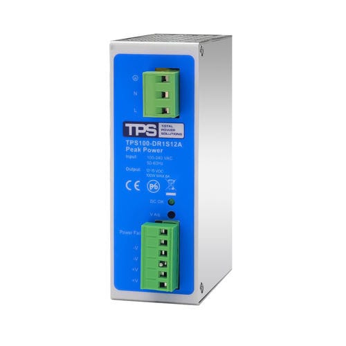 DIN导轨电源 - TPS100-DR1S12A - TPS Elektronik GmbH - AC/DC / 双输出 / 单相