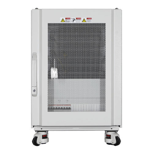 脚轮电子设备机柜 - RA1116 - TPS Elektronik GmbH - 全身镜 / 金属 / 工业