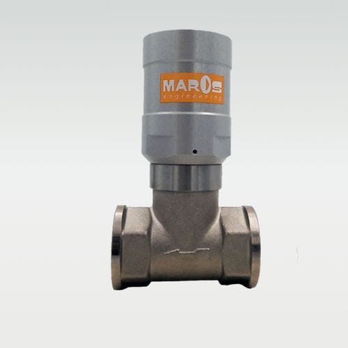 活塞阀 - FLUXA DC - MAROS Engineering - 气动操控式 / 停止 / 螺纹