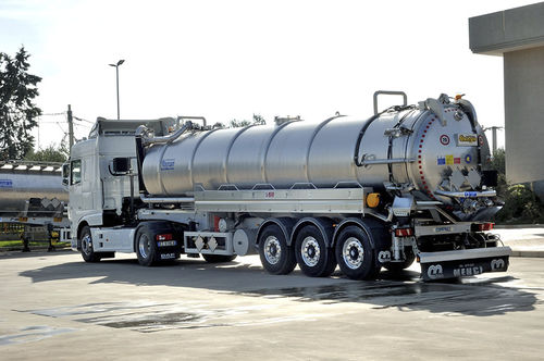 筒仓半挂车 - ADR - LONGO Euroservice SRL - 用于运输危险产品 / 5车轴 / 液压