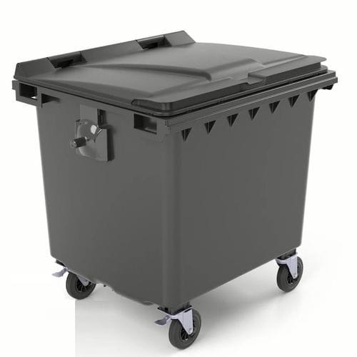 HDPE废料箱 - C1000 - CONTENUR SL - 后装载 / 用于城市垃圾 / 用于纸张