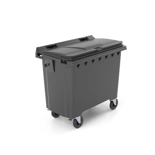 PEHD废料箱 - C700 - CONTENUR SL - 带盖 / 四轮 / 可叠放