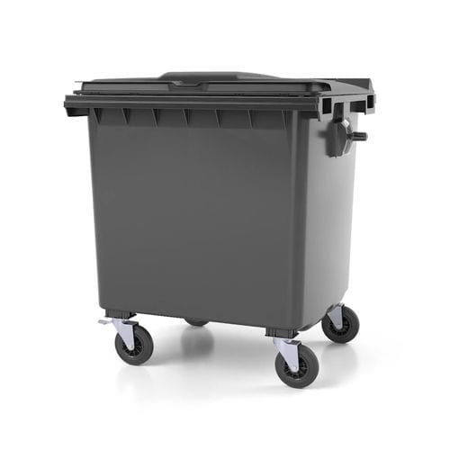 HDPE废料箱 - C1100 - CONTENUR SL - 移动式 / 带盖 / 可叠放