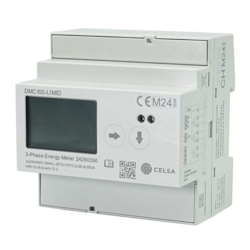 三相电能表 - DMC100-LI MID - Celsa Messgeräte GmbH - DIN导轨 / LCD显示 / 认证 MID