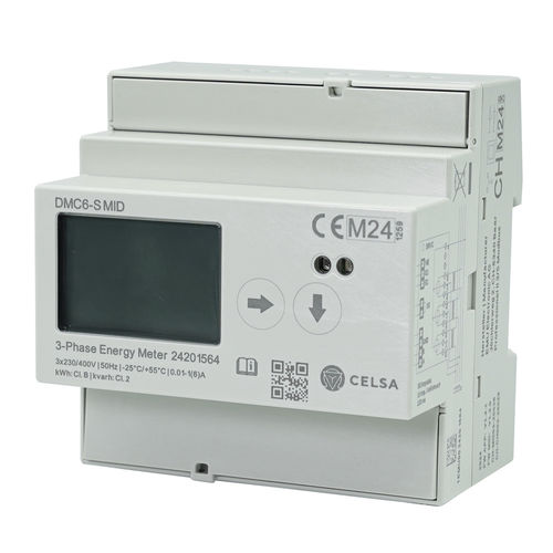 三相电能表 - DMC6-S MID - Celsa Messgeräte GmbH - DIN导轨 / RS-485 / MODBUS