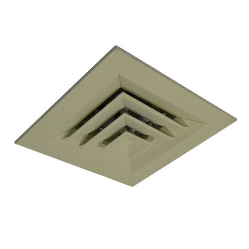正方形空气扩散器 - ATD - Wozair - 天花板 / 金属