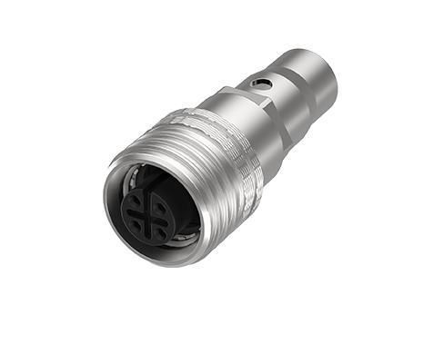 M12连接器 - 216-XXM/FO1 - ATTEND Technology Inc. - 数据 / 注模 / 母端