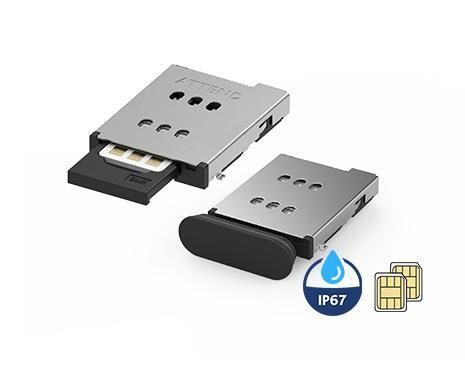 双纳米SIM卡连接器 - 115U-B110 - ATTEND Technology Inc. - 数据 / 供电 / 纳米SIM
