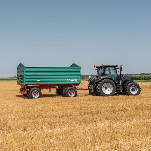 型材拖车 - ZDK 1600	 - Farmtech - 双车轴 / 液压 / 农用
