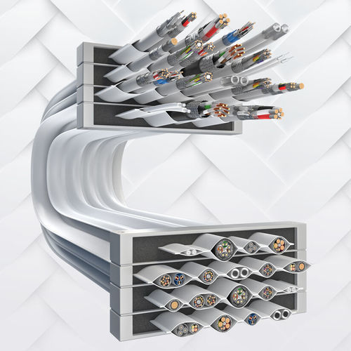 防护套管 - BizLink Robotic Solutions Germany GmbH - 平面式 / 用于线缆 / 自承重
