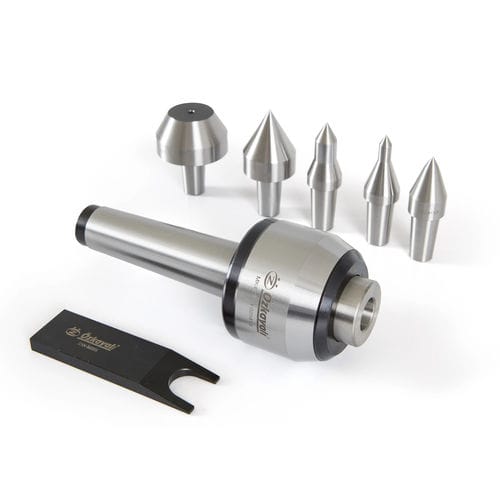 旋转式顶尖 - C series - Ozkayali Workholding and Spanntechnik - 莫氏锥柄 / 用于CNC车床 / 钢