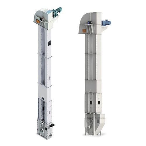 食品工业斗式起重机 - TDTGE series - Hebei Pingle Grain Technology Intelligent Equipmen - 带式 / 立式