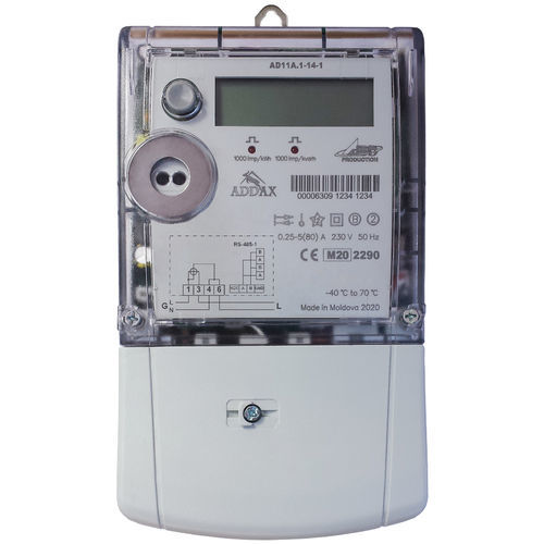 单相电子能量计 - AD11A.1-14-1 - ADD Grup - DIN导轨 / 50 Hz / RS-485