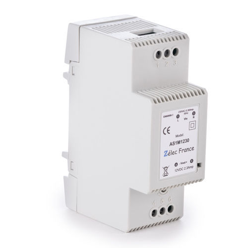 开关式电源 - AS1M1230 - ZELEC - DIN导轨 / AC/DC / 稳定