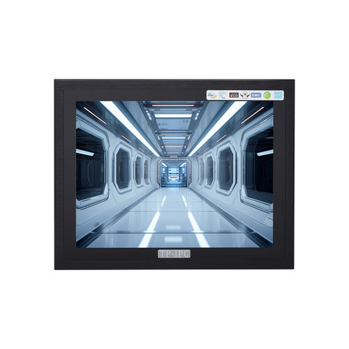 TFT LCD工业平板电脑 - IPPC-104V2-2L6C -12S series - TP-IPC - LED背光 / PCAP电容式触摸屏 / 多触点触摸屏