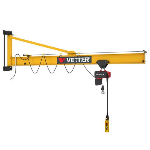 壁挂旋臂起重机 - PW - VETTER Krantechnik GmbH - 180度 / 电控型 / 三角形