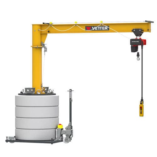 立柱式旋臂起重机 - MOB-PR - VETTER Krantechnik GmbH - 360° / 提升 / 旋转
