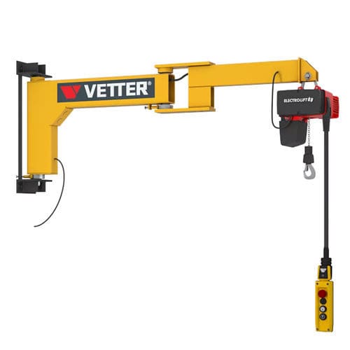 壁挂旋臂起重机 - BW - VETTER Krantechnik GmbH - 300° / 180度 / 铰接式