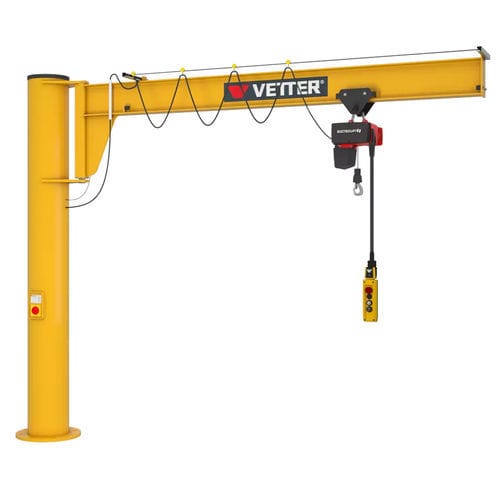 立柱式旋臂起重机 - AS - VETTER Krantechnik GmbH - 壁挂 / 270° / 电控型