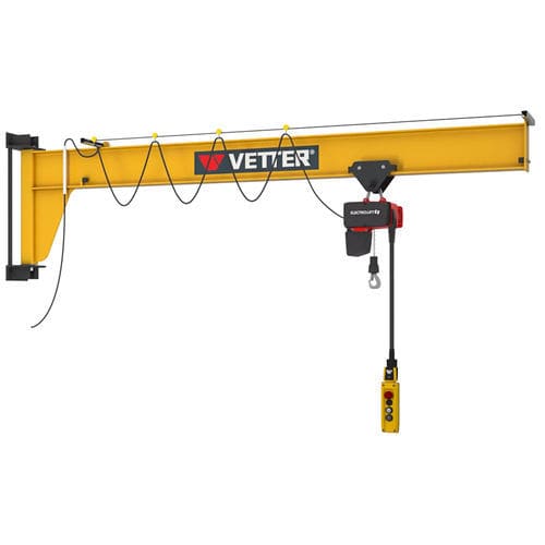 壁挂旋臂起重机 - AW - VETTER Krantechnik GmbH - 180度 / 电控型 / 提升